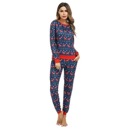 

Purcoar Matching Family Pajamas Sets Christmas Sleepwear S-XXL