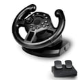thumbnail image 1 of Volante de carreras para PC con joysticks de vibración y control remoto que simulan conducción, 1 of 8