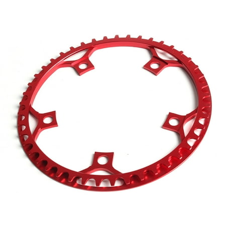 Mountain Bike Chainrings Bike Bicycle Chainring Folding Bike Single Crank Ring Round Chain Ring BCD 130MM 5 Bolts Chainring 53T / 45T ()