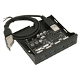 thumbnail image 3 of Panel Frontal USB de 4 Puertos USB 3.0 de 5 Gbps, Concentrador PCIE A USB 3.0 para Bahía de Unidad de Disquete de PC de Escritorio, 3 of 6