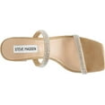 thumbnail image 6 of Steve Madden Lilah Rhinestone Double Straps Square Open Toe Block Heel Sandals, 6 of 6