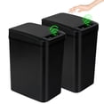 thumbnail image 1 of 2 Pcs 12L Cubo De Basura Automático Con Sensor - Bote de Basura Inteligente con Tapa Eléctrica, USB Rechargeable Cubo de Basura Inteligente Sin Contacto para Cocina, Oficina, Sala (Negro), 1 of 8