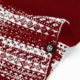 thumbnail image 4 of ZHOGXU Winter Beanie Hat Scarf Gloves Set For Women And Men Geometric Print Caps Long Scarf Touchscreen Gloves Knitted Warm Comfortable Outfits 3 Pack For Daily Wear Red One Size, 4 of 4