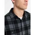 thumbnail image 4 of George Men's & Big Men's Knit Overshirt with Long Sleeves, Sizes S-3XL, 4 of 5