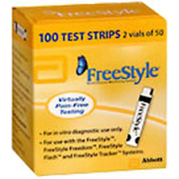freestyle blood glucose test strips walmart