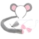 thumbnail image 1 of ColoMX 1 Juego de accesorios para juegos de rol de ratón, diadema para ratones, pajarita, cola, nariz, ratón, suministro para Cosplay, 1 of 8
