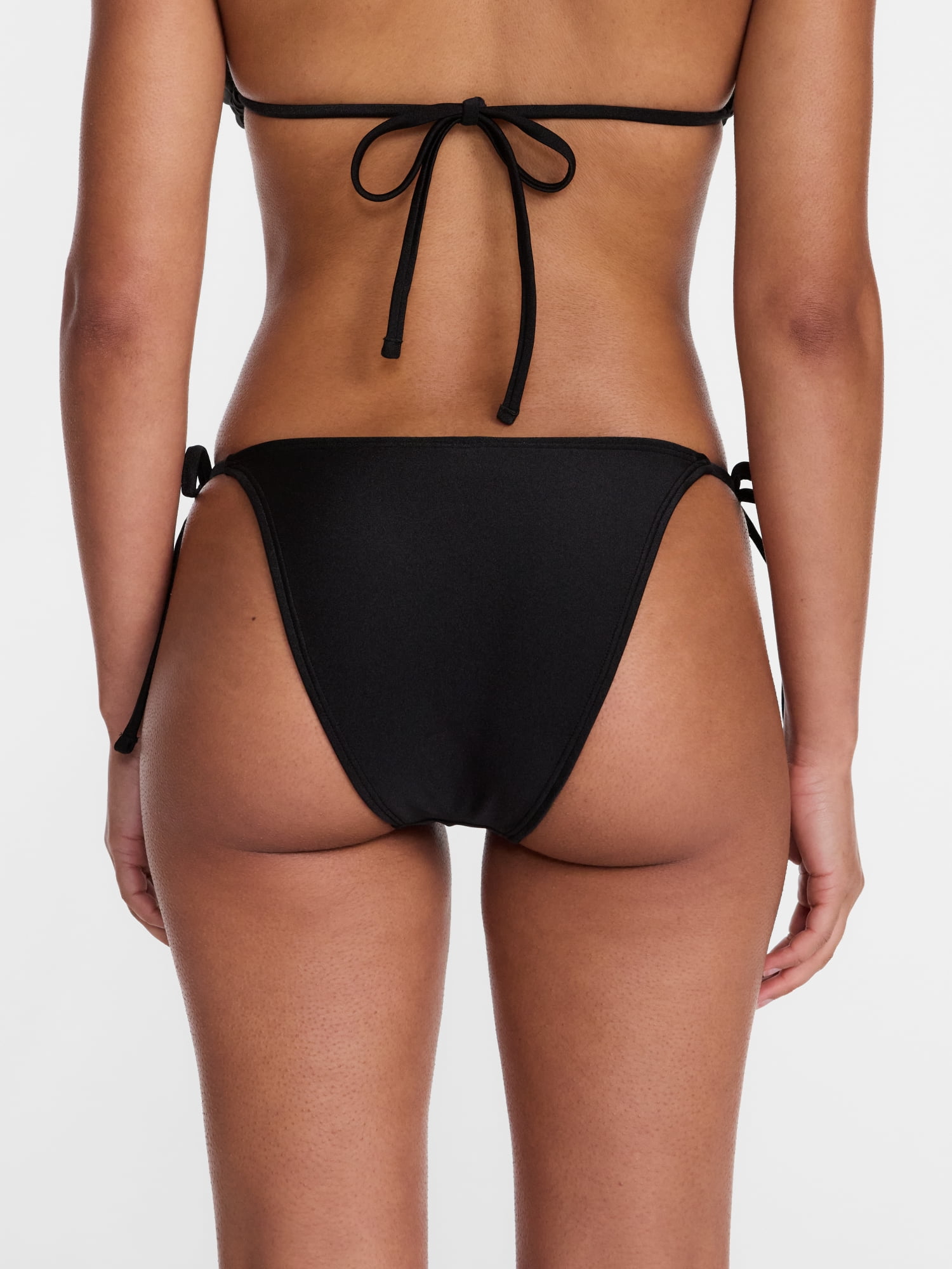 No Boundaries Low Waist Side Tie Bikini Bottoms, Women’s XXS-XXL