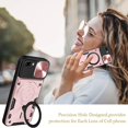 thumbnail image 6 of for iPhone 8 Plus Case/iPhone 7 Plus Case,Metal Stand Ring Holder,Camera Lens Protector 7/8 Plus Cases Women Men,Slim Bumper Full Protection Shockproof Cover (Rose Gold), 6 of 14