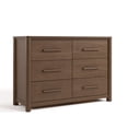 thumbnail image 2 of Art of Nursery by Storkcraft Malta 6 Drawer Dresser - Hazelnut, 2 of 12