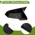 thumbnail image 4 of Reemplazo de tapa de espejo lateral izquierdo y derecho ABS negro para Chevrolet Traverse 2018-2023 Ox Horn con luz de señal de giro, 4 of 7