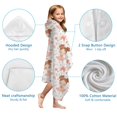 thumbnail image 7 of Ballet Princess Pattern Hooded Bath Towel，60"x35" for Ages 3 To 12 Kids, Quick Dry Lightweight Soft Microfiber Hood Beach Towel Cover Up for Kids, 7 of 7