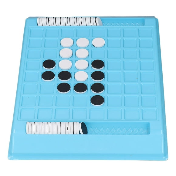 Flipping Black and White Chessboard, Interactive Flip Chess Board Game Portable for Travel