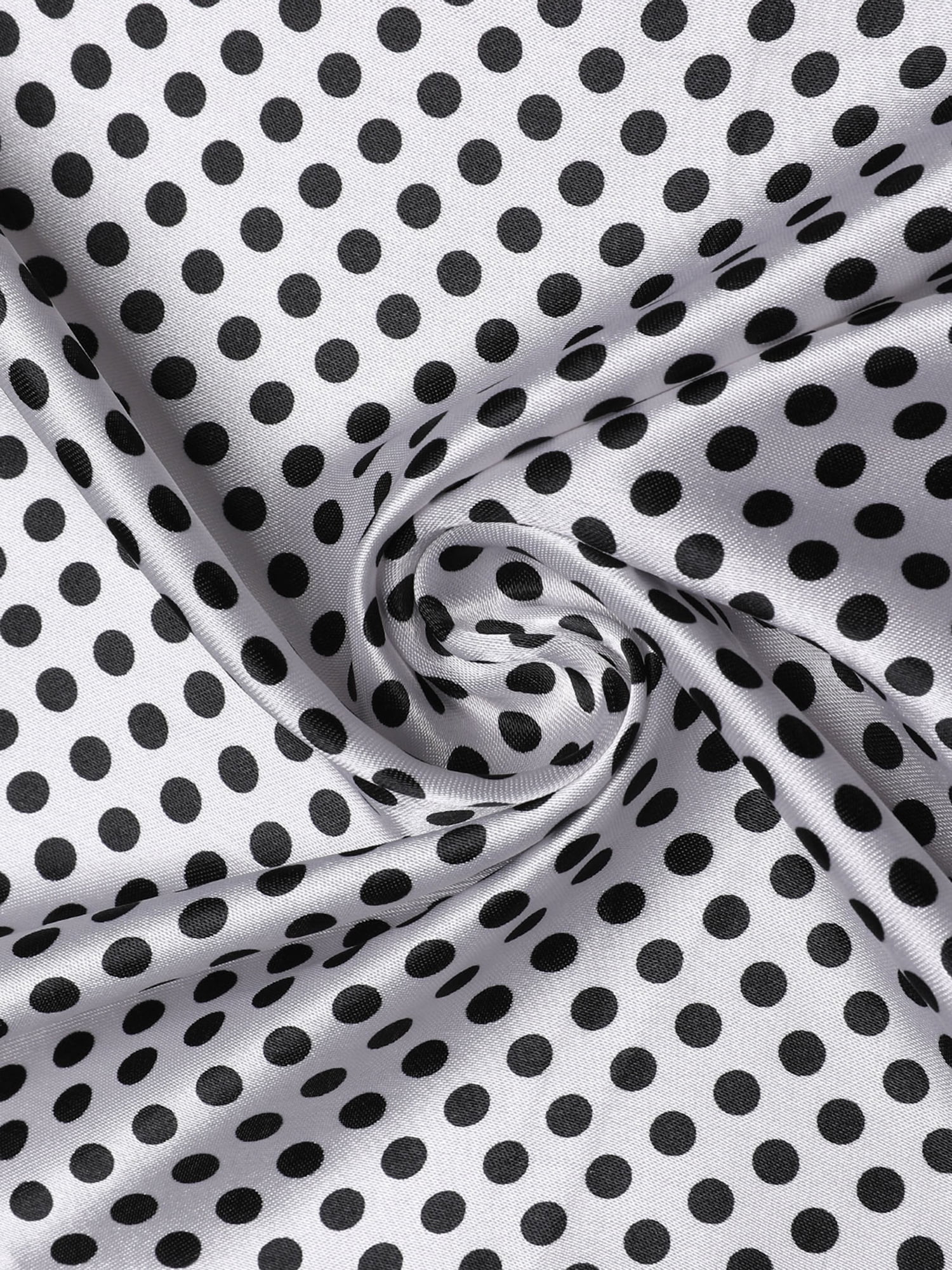 Unique Bargains Women Satin Print Square Scarves Kerchief Neck Scarves 20 x 20""