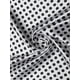 thumbnail image 4 of INSPIRAR CHIC Pañuelo Cuadrado para Mujeres con Estampado Floral, Leopardo, Lunares y Rayas, Bufanda de Cuello, Chal, Lunares Blancos 19.68 x 19.68'', 4 of 7