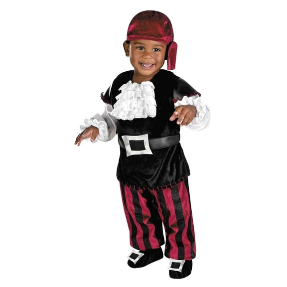 Infant Baby Boys Puny Pirate Bodysuit & Headpiece Halloween Costume 12-18 Months