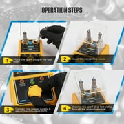 AUTOOL SPT101 Automotive Spark Plug Tester, 0-6000rpm Adjustable Car Spark Plug Ignition Analyzer Diagnostic Tool for 12V Gasoline Vehicles