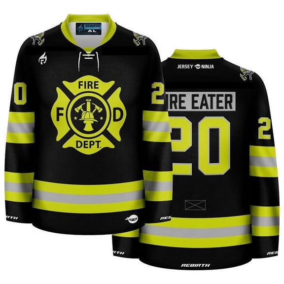 Firefighter - Turnout Gear Pop Culture Hockey Jersey
