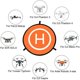 thumbnail image 3 of Plataforma de aterrizaje para drones, plataformas de aterrizaje plegables portátiles universales e impermeables, 3 of 4