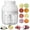 White, variant on Electric Mini Food Chopper 250ml USB Rechargeable Portable Garlic Vegetable Slicer with Stainless Steel Blade Green