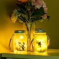 thumbnail image 4 of 2-Pack outdoor solar lanterns with fairy lights, waterproof hanging or standing garden balcony decor in warm white, 4 of 4