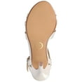 thumbnail image 5 of Journee Womens Valry Woven T-Strap Stiletto Dress Sandals, Widths Available, 5 of 9