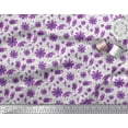 thumbnail image 2 of Soimoi Rayon Fabric Leaves & Cosmos Floral Print Fabric by the Yard 56 Inch Wide, 2 of 3