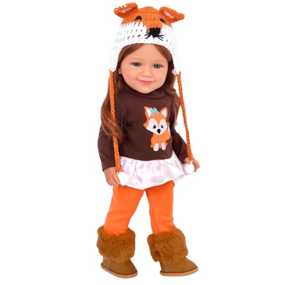 18 Inch Doll Clothes- Woodland Fox Outfit Fits 18 inch Kennedy and Friends Dolls and Other 18 inch Dolls