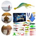 thumbnail image 2 of Kit Señuelo Pesca Con Cabezas Plantilla Ganchos Señuelos Cebo Gusano Suave para Amantes La Hombres Adultos Adolescentes, 2 of 9