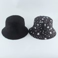 thumbnail image 2 of CoCopeaunts Black White Bucket Hat Women Summer Comfort Double-Sided Wear Fisherman Hat Reversible Fishing Cap for Unisex Daily, 2 of 8