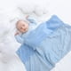 thumbnail image 5 of Toalla de baño supersuave para bebé | Manta envolvente de gasa de algodón de 6 capas | 70 x 130 cm para recién nacidos y niños pequeños | Secado rápido e hipoalergénica, 5 of 5