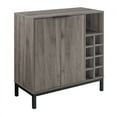 thumbnail image 6 of Manor Park Modern Bar Cabinet with Wine Storage, Slate Grey, 6 of 6