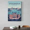 thumbnail image 6 of Retro Stockholm City Poster Vintage Swedish Tourism Wall Art for Home Canvas Poster, 6 of 8