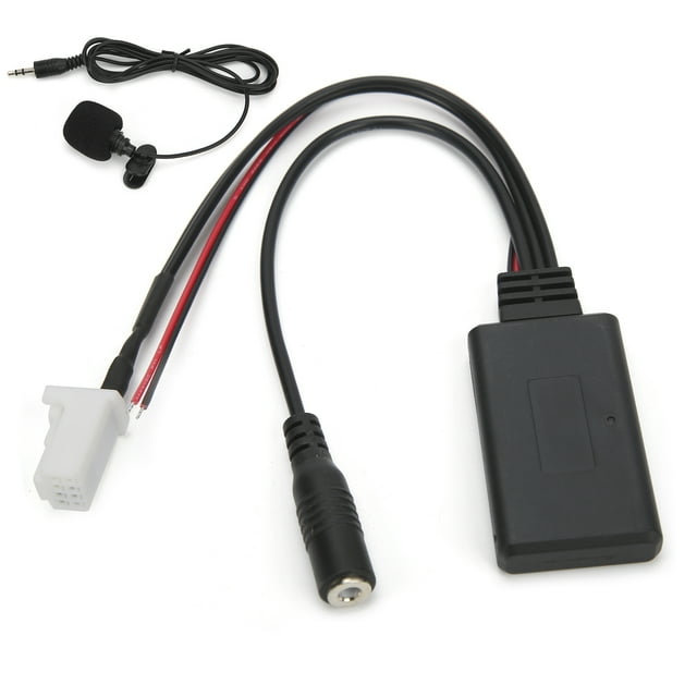 Audio Adapter, Car Bluetoothcable Blueooth Function Easy To Install For Phone Pad Mp3 For Car Speakers