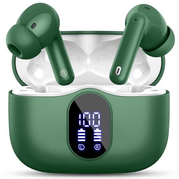 Auriculares inalámbricos Bootos Bluetooth 5.4 IP7 Green