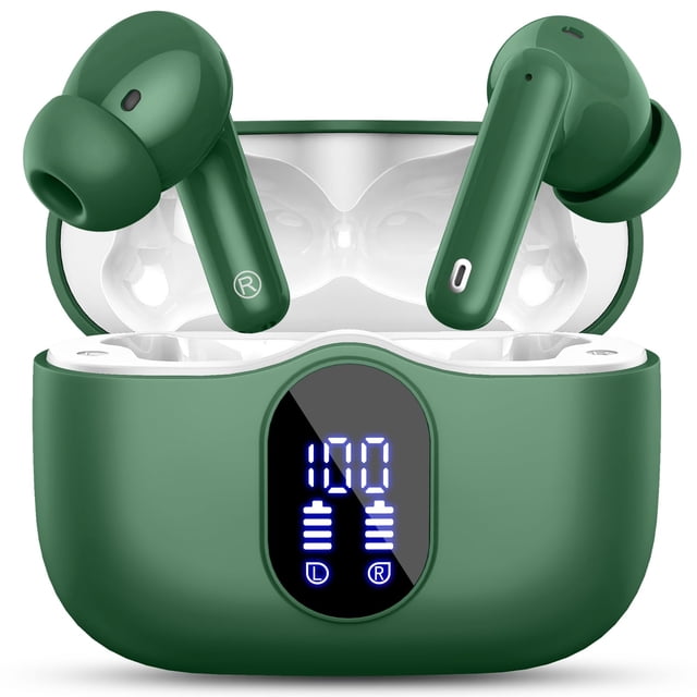 Auriculares inalámbricos Bootos Bluetooth 5.4 IP7 Green