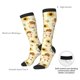 thumbnail image 4 of Fotbe Watercolor Bee Honey Honeycomb Bee Calcetas Divertidas Estampadas para Hombre y Mujer, Calcetas de Algodón hasta la Rodilla para Caminar, Correr, Enfermería y Embarazo, 4 of 6