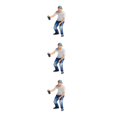 thumbnail image 2 of Wweixi 1/87 Diorama Graffiti Figure Characters Resin People Train Layout boy white 3Set, 2 of 6