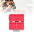 thumbnail image 1 of Memory Card Case Holder Organizer, Water , ABS and TPE Material, Shock , Compact Design, for 4 Type B 4 Type A 4 Storage Card 12 Memory Card 5 SIM Cards, Multifunctional, Easy to, 1 of 7