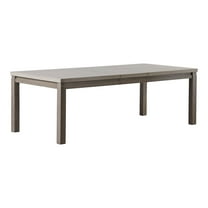 Furniture of America Telli 90" Removable Leaf Extendable Dining Table, Gray