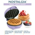 Nostalgia MyMini Waffle Maker, Purple