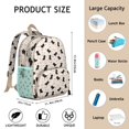 thumbnail image 6 of Dog Lover Travel Backpack with Cute Bone and Paw Print, Lightweight School Bag for Everyday Use, Compact and Adorable Design, 6 of 6