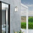thumbnail image 3 of Livex Lighting Nyack Outdoor Wall Lantern in Nickel, 3 of 11