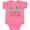 Hot Pink, variant on Inktastic My Pepaw Loves Me Grandson Boys or Girls Baby Bodysuit