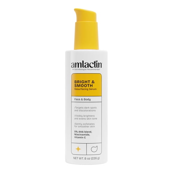 Amlactin Bright and Smooth Resurfacing Serum, 8oz