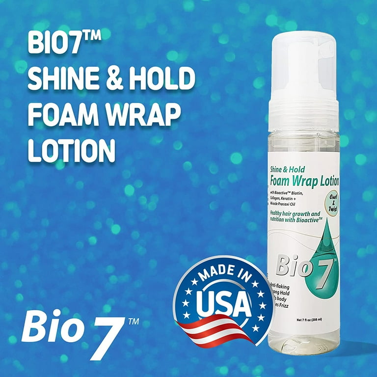 BY NATURES BIO 7 Shine & Hold Foam Wrap Lotion (7oz) BY NATURES BIO 7 Shine & Hold Foam Wrap Lotion (7oz)