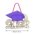 thumbnail image 3 of TIMIFIS Home Decor New Graduation Season Square Graduation Wooden Pendant Ornament DecorFall, 3 of 7