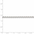 thumbnail image 4 of 925 Sterling Silver 3.2mm Link Chain Bracelet Elongated, 4 of 8