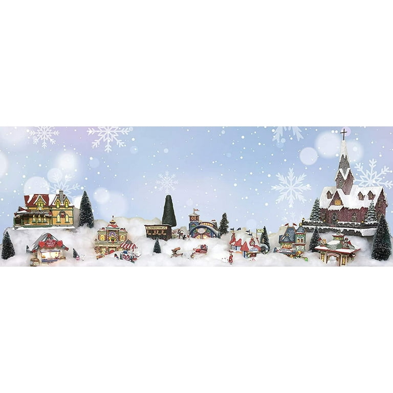 Heakiya Christmas Fake Snow Decor, Cotton Like Fluffy Indoor Snow,  Artificial Snow Cotton Fluffy Fake Snow,Indoor Snow Blanket Decor for  Christmas