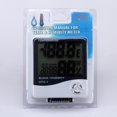 thumbnail image 2 of Termómetro de habitación higrómetro digital LCD grande HTC-1 con reloj despertador, 2 of 8