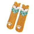 thumbnail image 2 of Calcetines de invierno de polar coral para dormir para mujer, bonitos calcetines con dibujos de cachorros, calcetines gruesos y cálidos para el suelo, calcetines de toalla para adultos, 2 of 6
